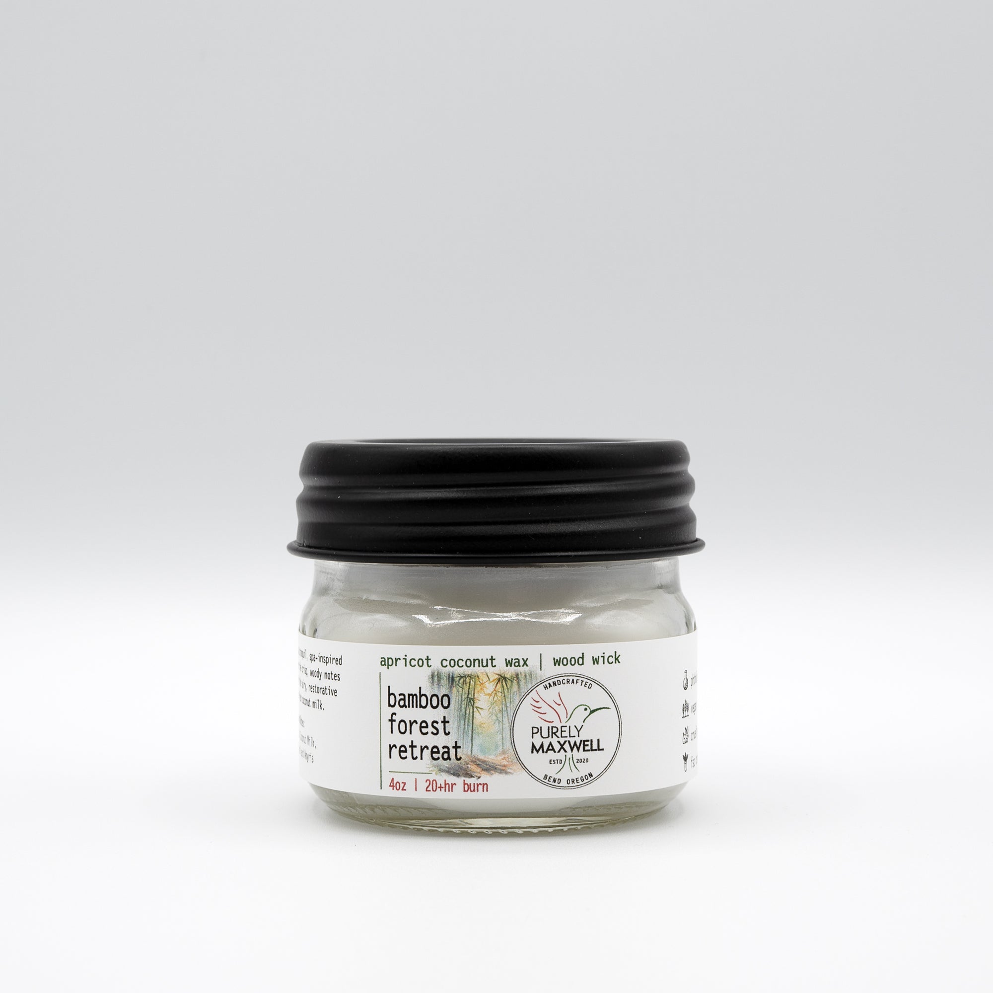 Bamboo Forest Retreat | Mason Jar Wood Wick Candle