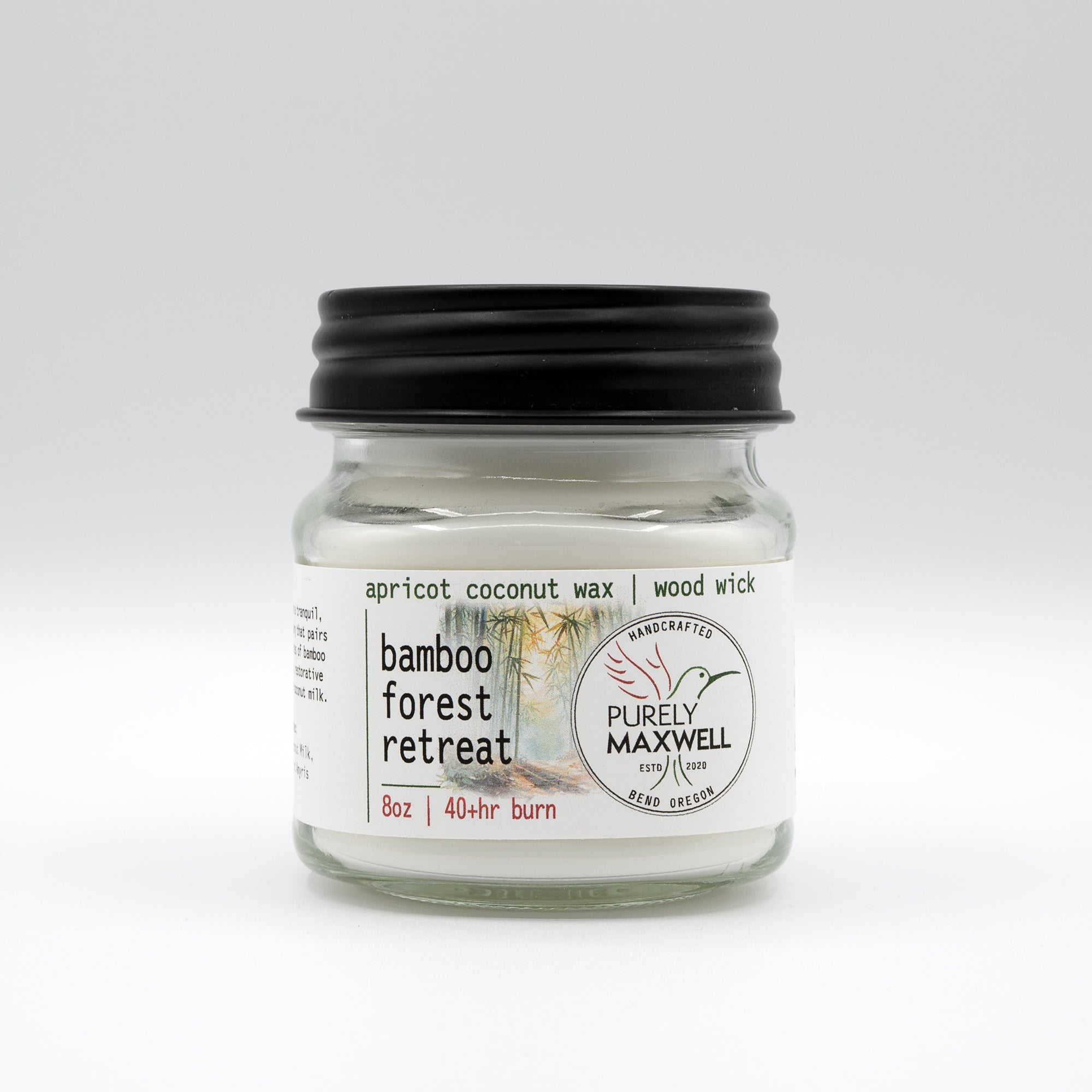 Bamboo Forest Retreat | Mason Jar Wood Wick Candle