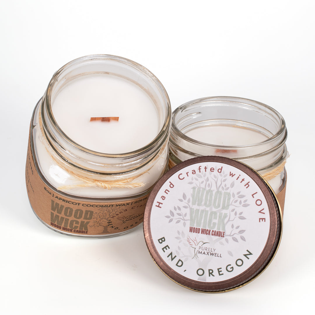 Wild Mountain Honey | Mason Jar Wood Wick Candle