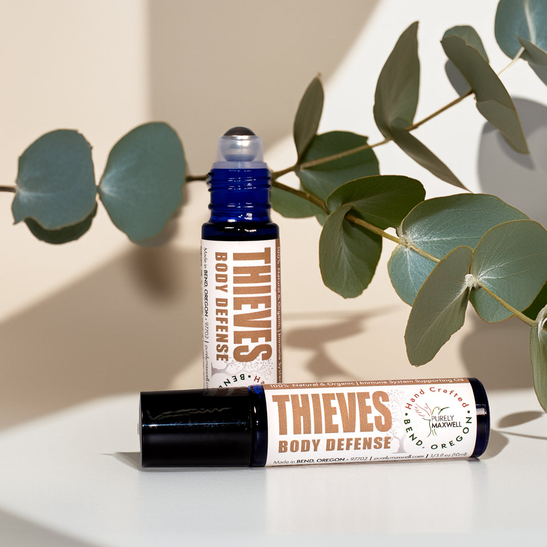 THIEVES OIL | ORGANIC Essential Oil Roller - Purely Maxwell LLC