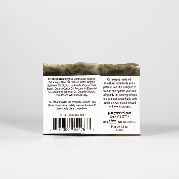 FRESH MINT Bar Soap - Purely Maxwell LLC