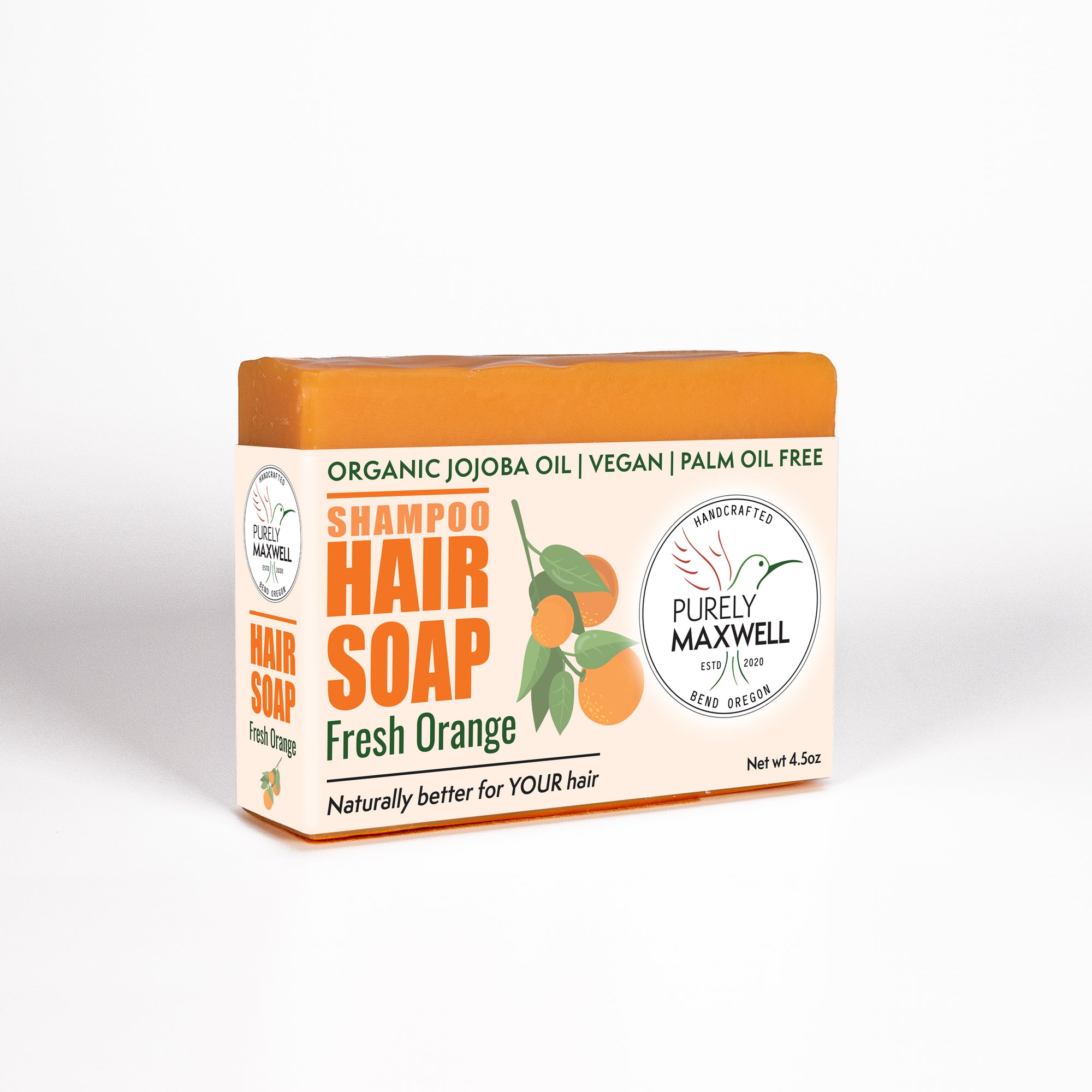 Fresh ORANGE Shampoo Bar