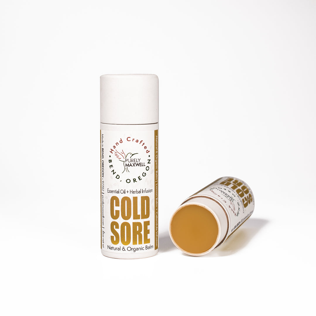 COLD SORE BALM | Organic Herbal Balm - Purely Maxwell LLC