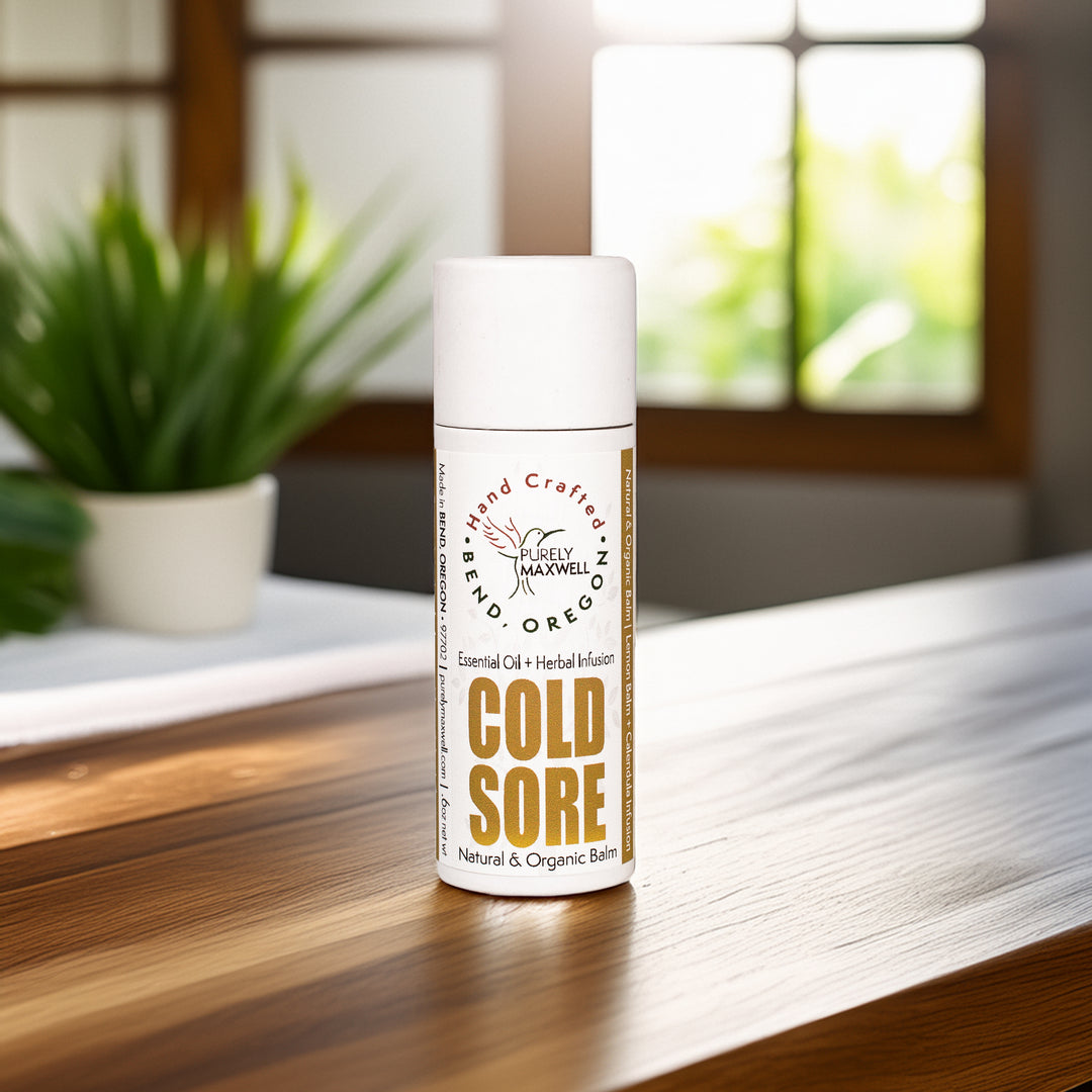 COLD SORE BALM | Organic Herbal Balm - Purely Maxwell LLC