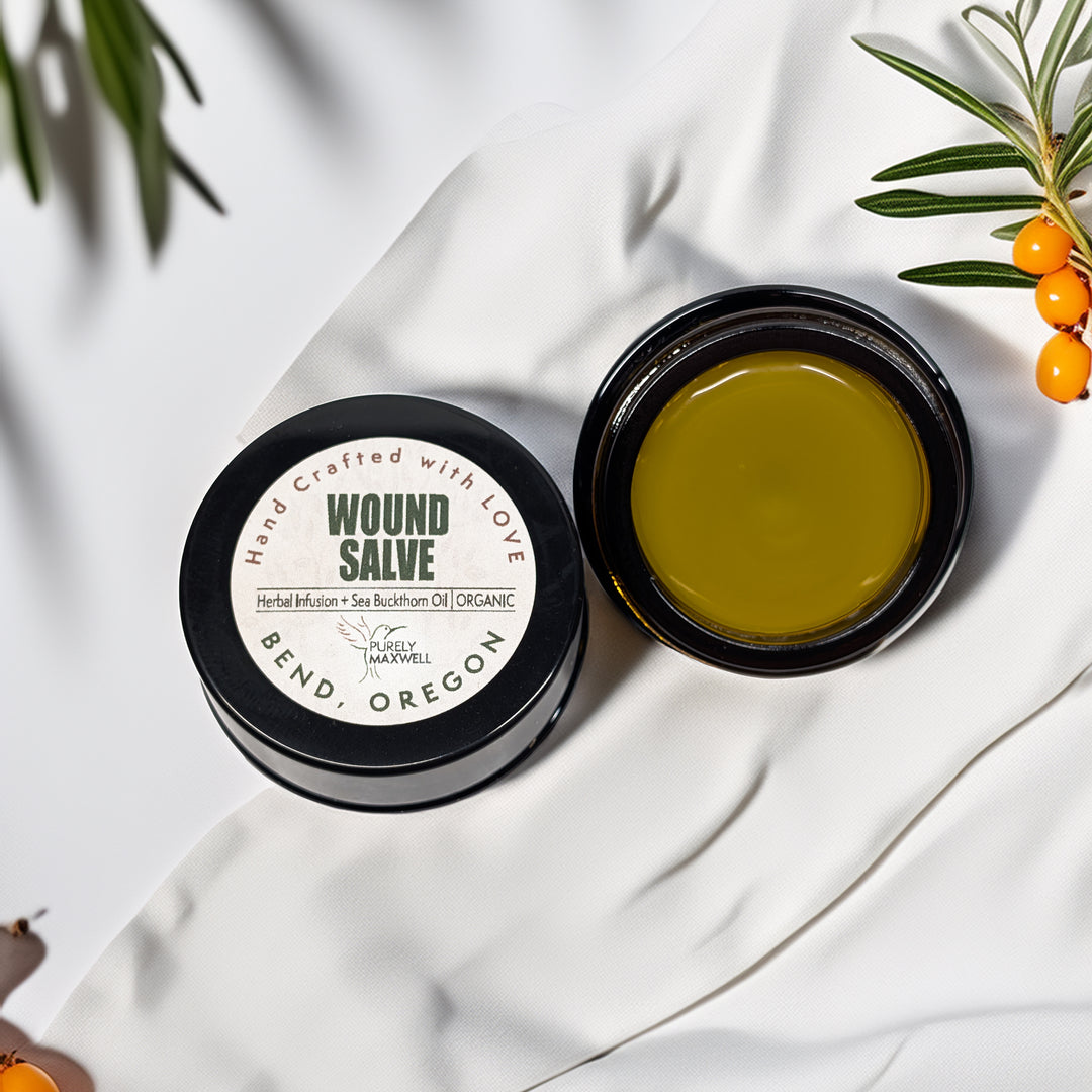 WOUND SALVE | Organic Herbal Salve - Purely Maxwell LLC