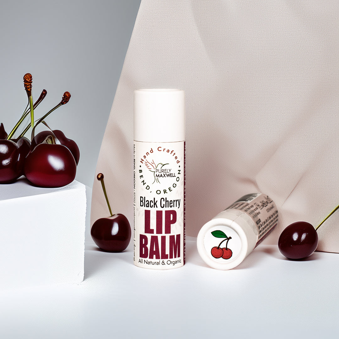 Black Cherry | Organic Lip Balm - Purely Maxwell LLC