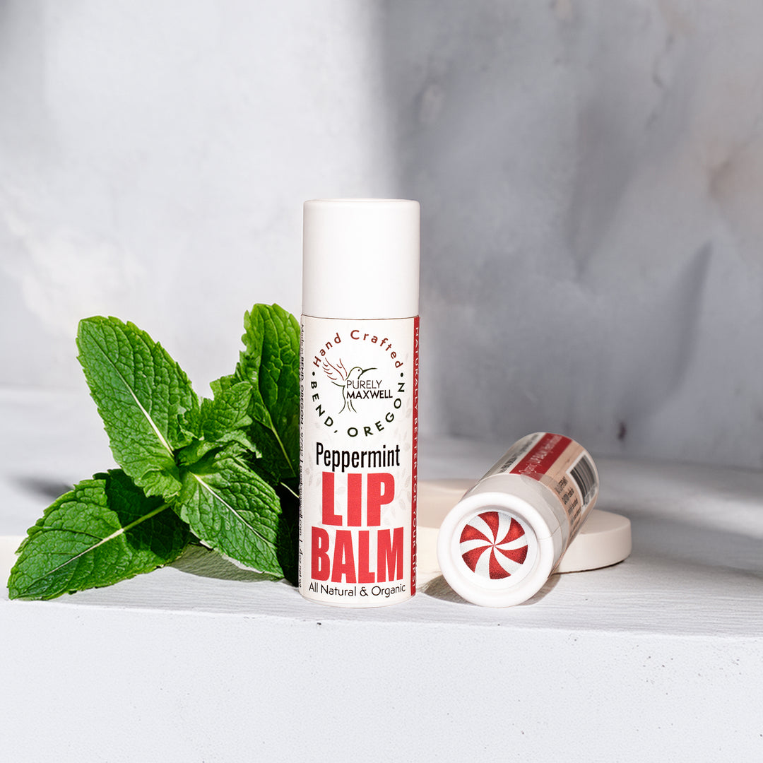 Peppermint | Organic Herbal Lip Balm - Purely Maxwell LLC