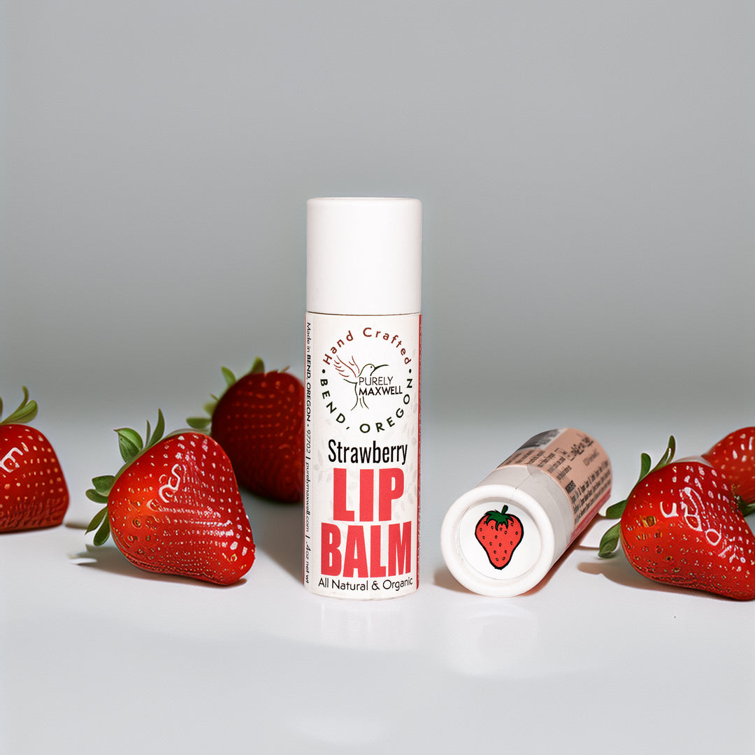 Strawberry | Organic Lip Balm - Purely Maxwell LLC