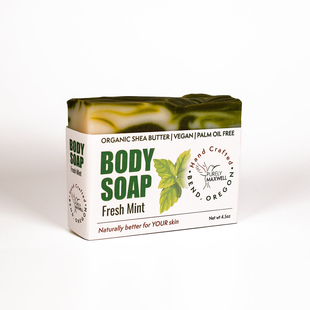 FRESH MINT Bar Soap - Purely Maxwell LLC