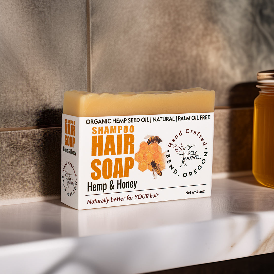 HEMP & HONEY Shampoo Bar - Purely Maxwell LLC