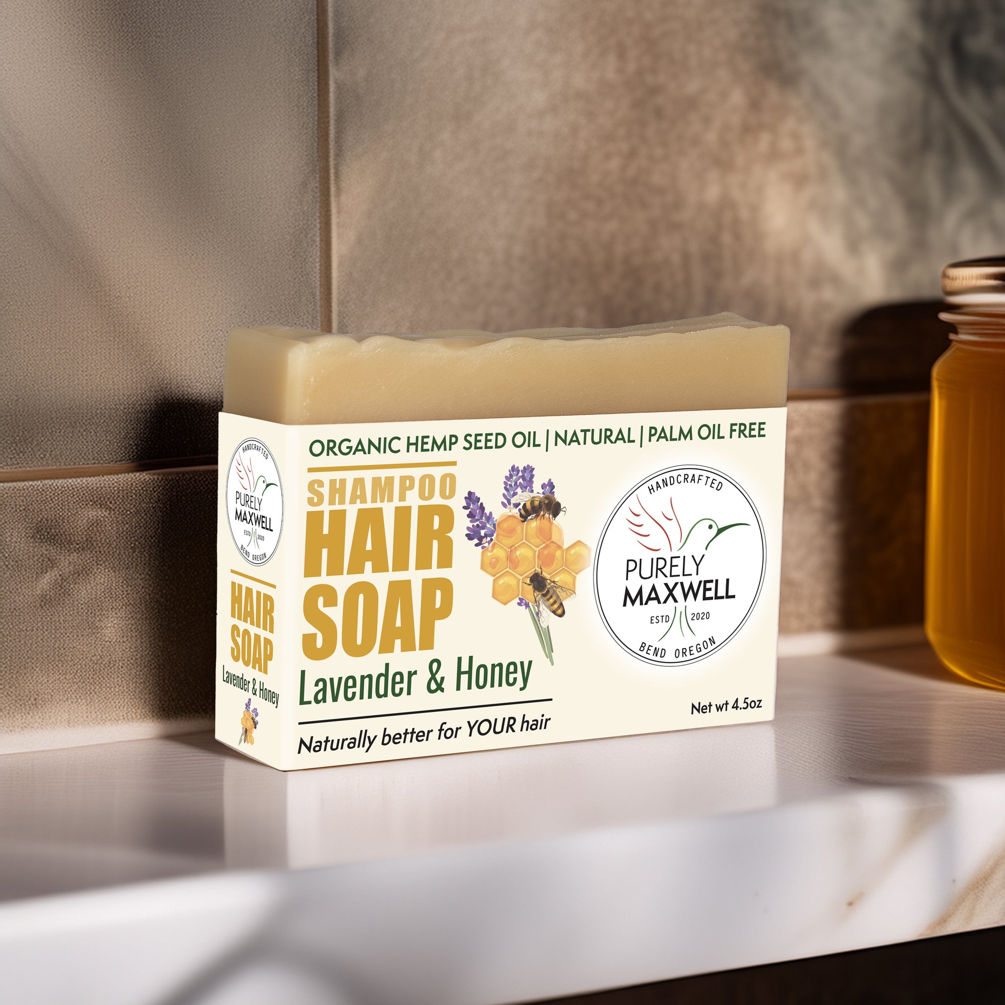 LAVENDER & HONEY Shampoo Bar